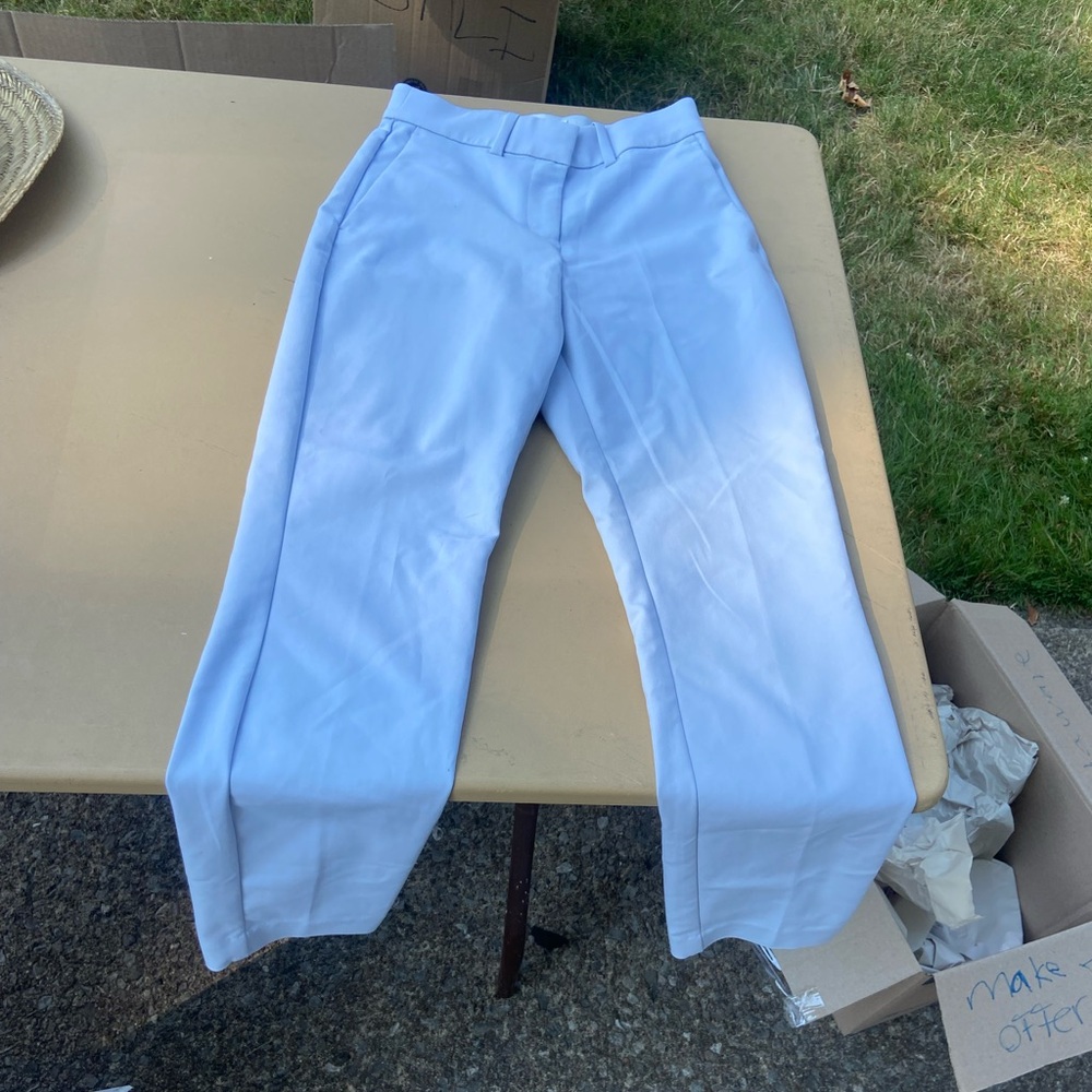 Baby blue strait leg trousers